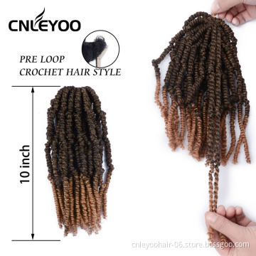 Wholesale sales large coil spring glueless part human hair blend wigs